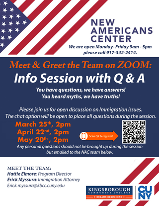 New Americans Center Info Sessions