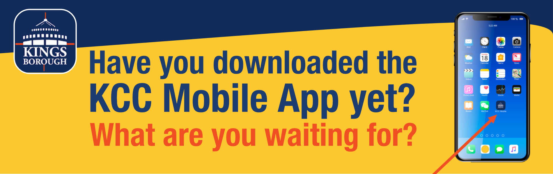 Have you downloaded the KCC Mobile App yet?