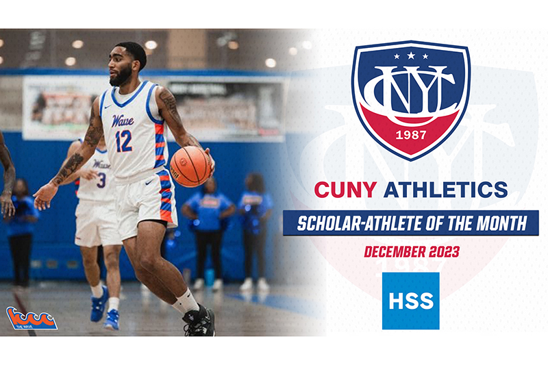 KCC Biology Major Orion Anyango Named CUNYAC/HSS Community College Scholar-Athlete of the Month