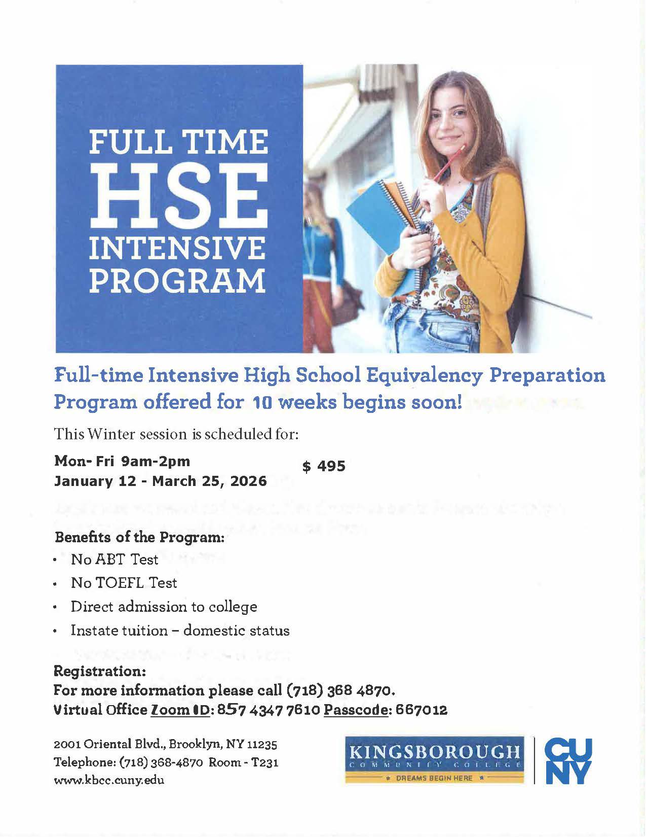 Full Time HSE Intensive Program