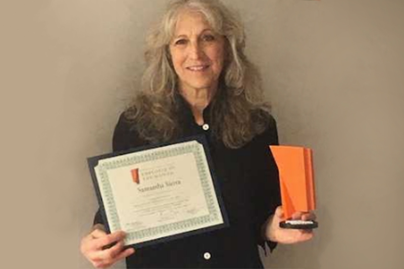 Employees of the Month Samantha Sierra