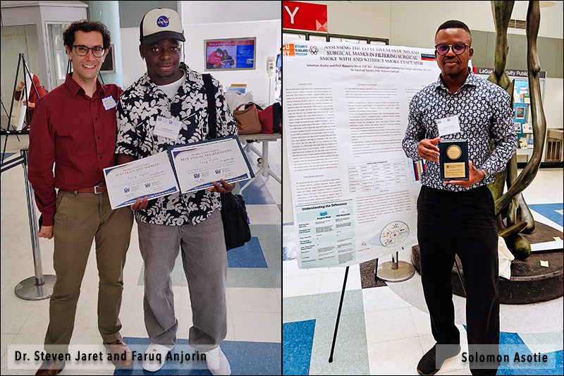Three students received accolades