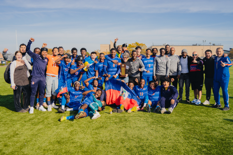 KCC's men's soccer team took home its first NYC Community College Championship title since 2009 last fall.