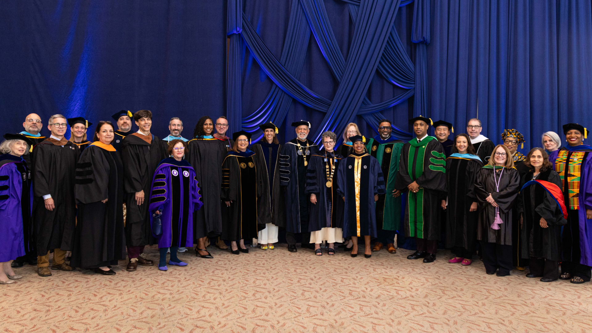 President Suri Duitch was formally installed as the eighth president of Kingsborough Community College by City University of New York (CUNY) Chancellor Félix Matos Rodríguez during an investiture ceremony on the South Brooklyn campus Thursday, May 7.  